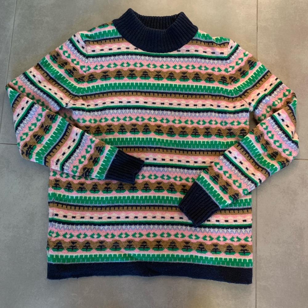 J. crew fair isle sweater
